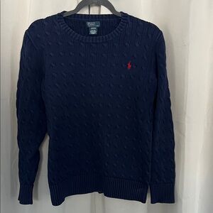 Polo by Ralph Lauren Kids Navy Cable Knit Sweater
